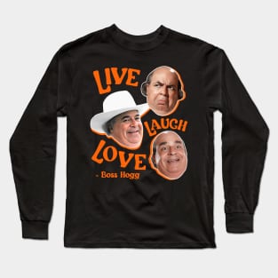 Live Laugh BOSS HOGG Long Sleeve T-Shirt